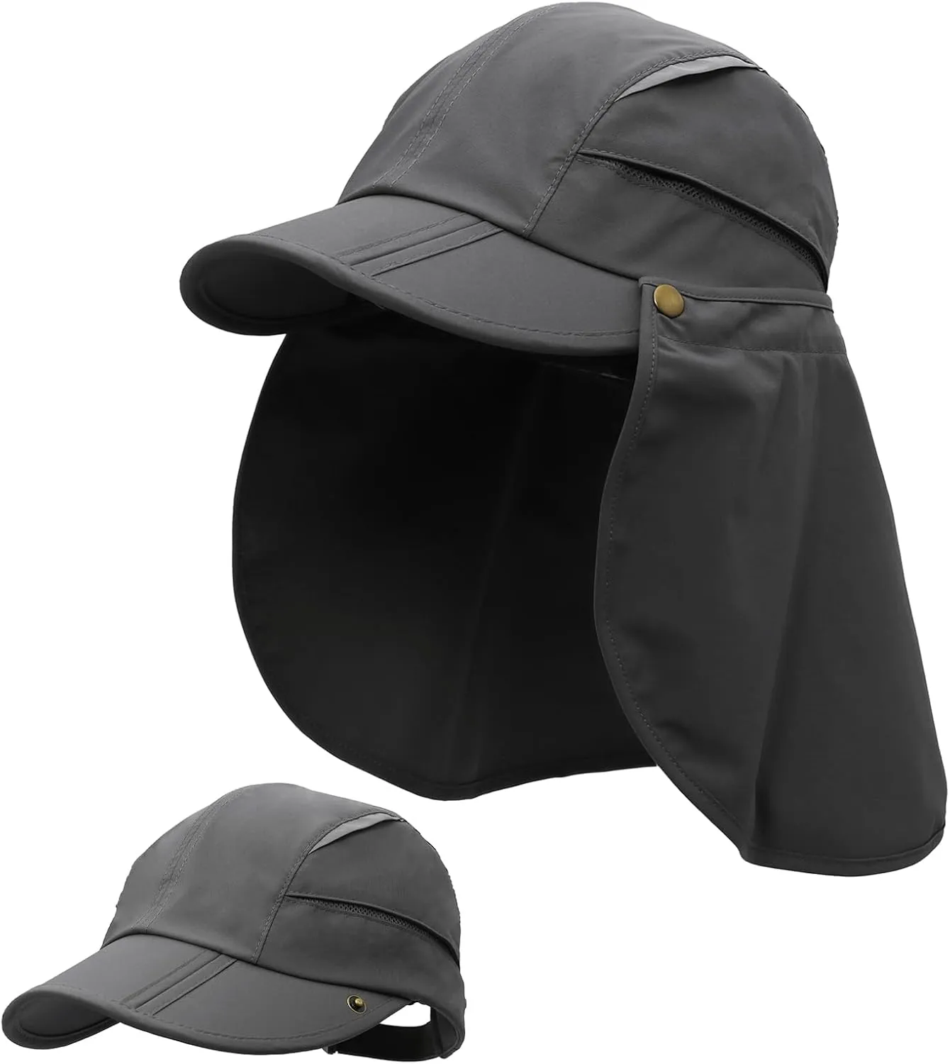 Hat with Neck Protection Detachable Multi-Purpose Summer Sun Hat Sun Protection Breathable Quick Dry UV Protection
