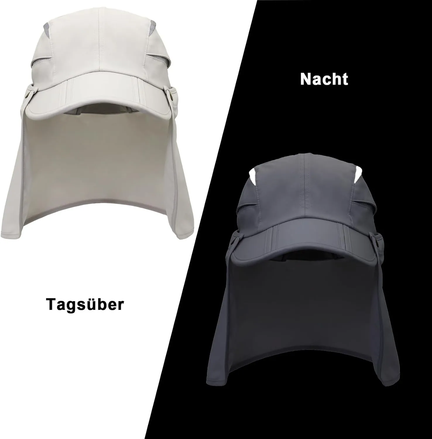 Hat with Neck Protection Detachable Multi-Purpose Summer Sun Hat Sun Protection Breathable Quick Dry UV Protection