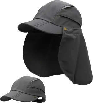 Hat with Neck Protection Detachable Multi-Purpose Summer Sun Hat Sun Protection Breathable Quick Dry UV Protection