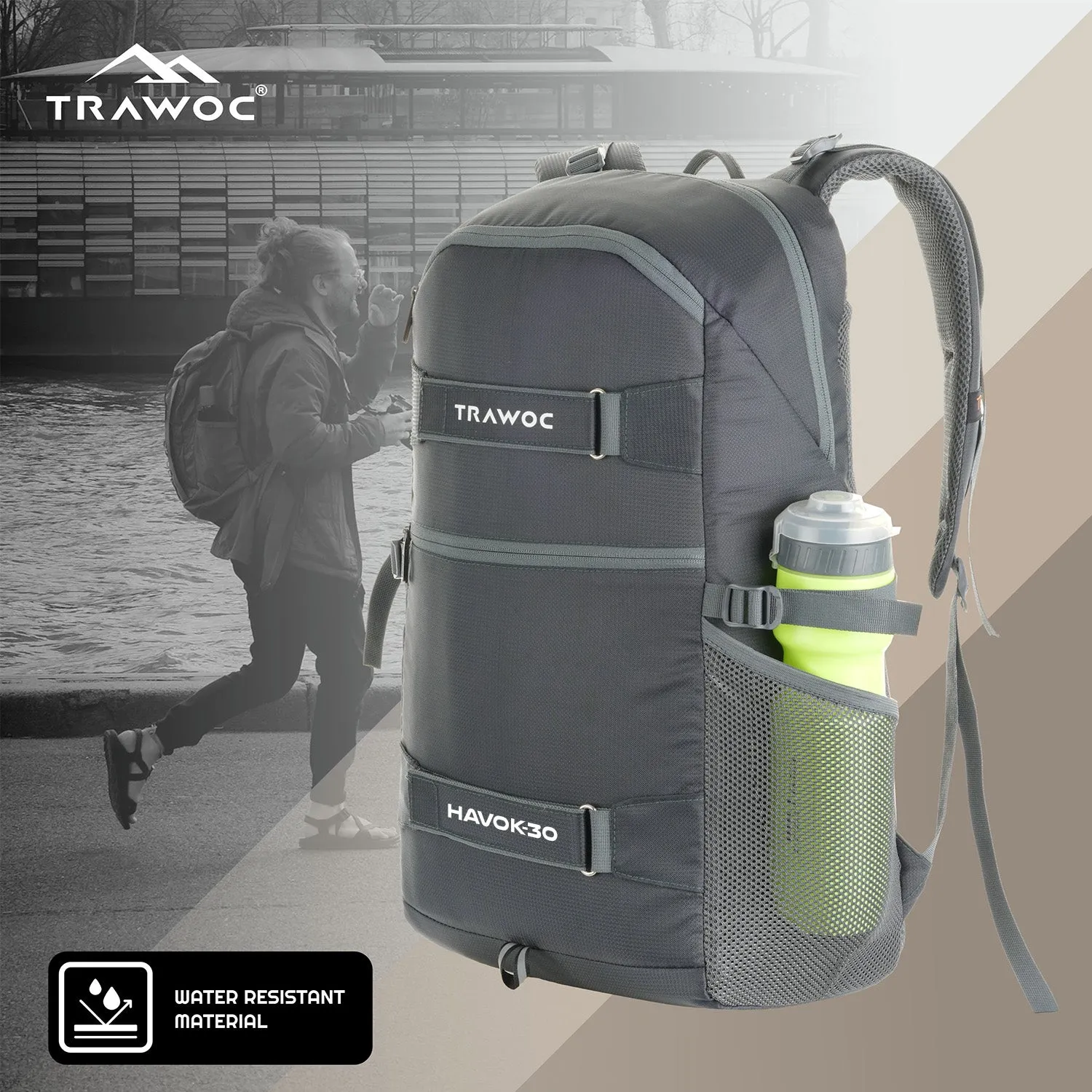 HAVOK-30 Backpack - Grey