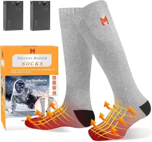 Heated Socks, Heated Socks for Men, Electric Heating Socks, Battery Heated Socks for Women Camping Fishing Cycling Skiing Hunting Hiking