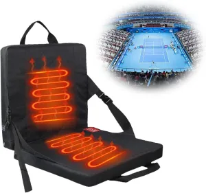 Heated Stadium Chair for Bleachers Battery Heated Seat Cushion Stadium Seats Thicken Heating Camping Seat Pads Seat for Chair for Outdoor Camping