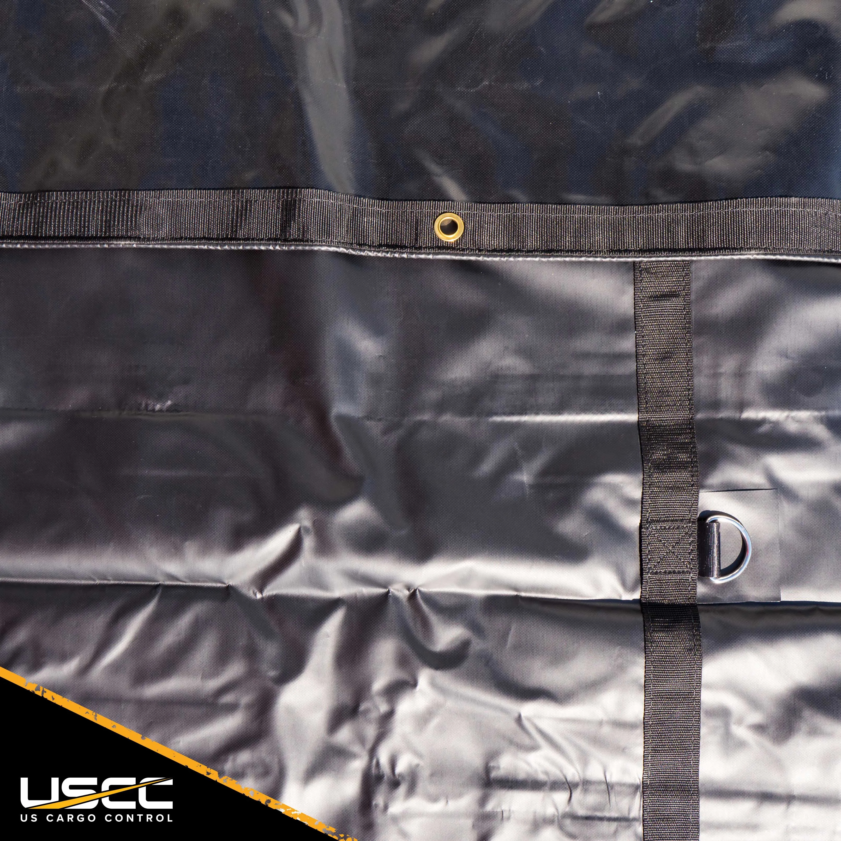 Heavy Duty Machinery Tarp - 24' x 24' - 18 oz. Black Tarp