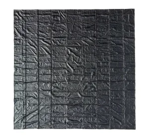 Heavy Duty Machinery Tarp - 24' x 24' - 18 oz. Black Tarp