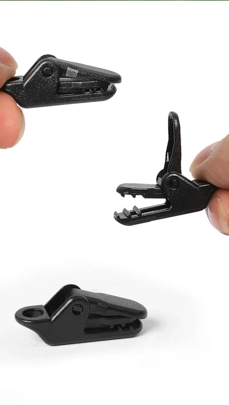 Heavy-Duty Tarp Clips (10 pcs) – Lock Grip Clamps with Thumb Lever for Camping, Travel, and Outdoor Use