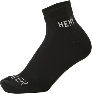 Hemy Waterproof Socks for Men & Women - Breathable, Warm, Organic Cotton - Ideal for Hiking and Walking Ankle Socks - Black