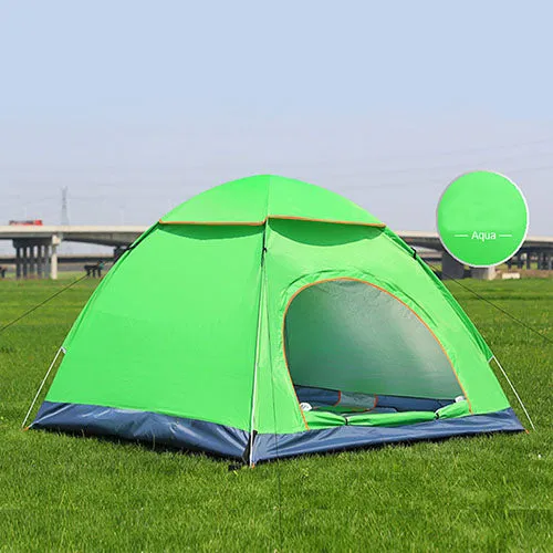 High-value Person Tent Sun Ultralight Tent Automatic Open Pop Outdoor Waterproof Up Portable Camping Anti-UV Folding All-in-one collection Hiking Shade 2