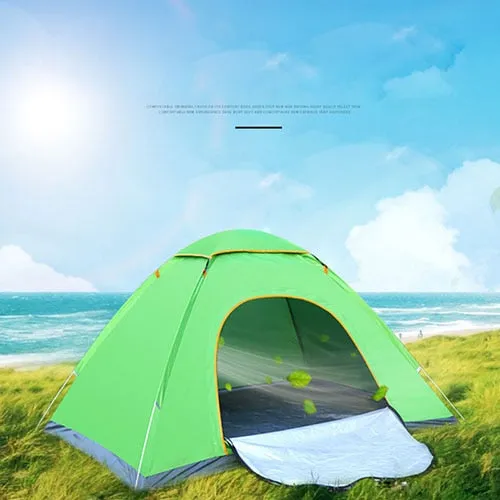 High-value Person Tent Sun Ultralight Tent Automatic Open Pop Outdoor Waterproof Up Portable Camping Anti-UV Folding All-in-one collection Hiking Shade 2