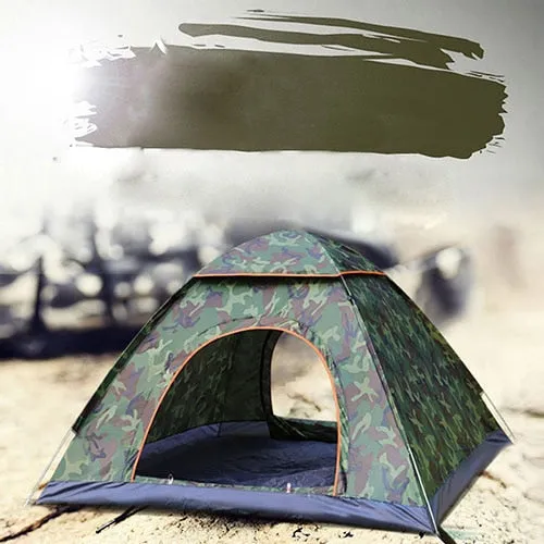 High-value Person Tent Sun Ultralight Tent Automatic Open Pop Outdoor Waterproof Up Portable Camping Anti-UV Folding All-in-one collection Hiking Shade 2