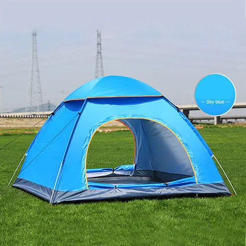 High-value Person Tent Sun Ultralight Tent Automatic Open Pop Outdoor Waterproof Up Portable Camping Anti-UV Folding All-in-one collection Hiking Shade 2