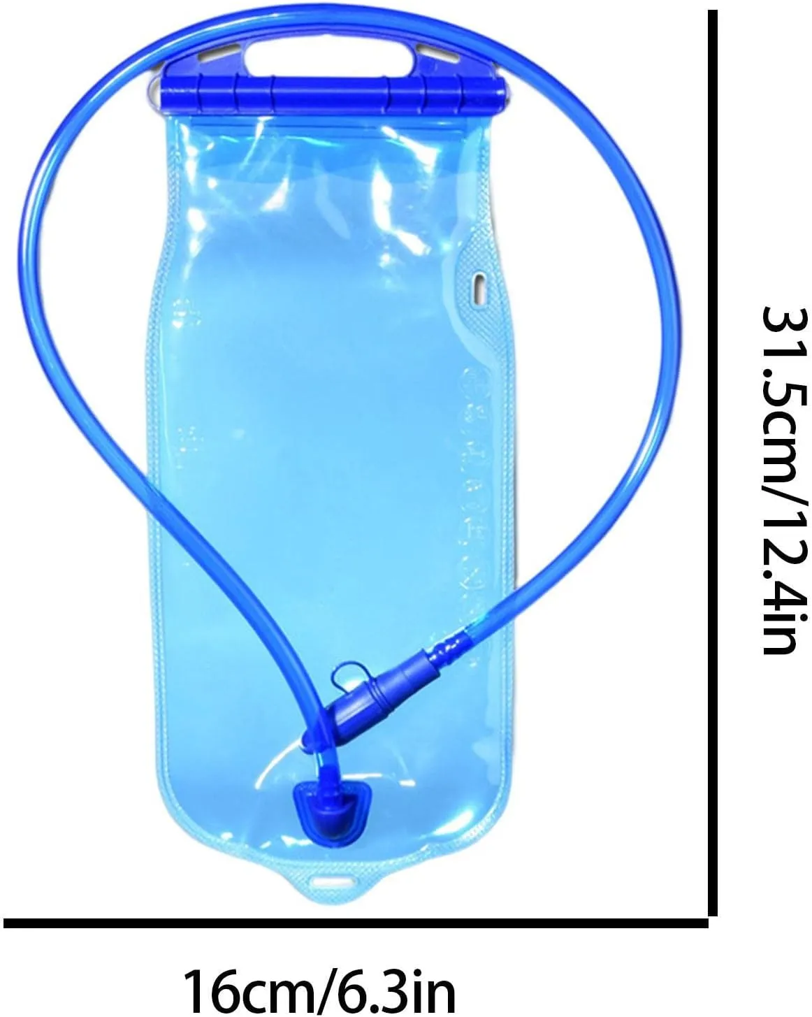 Hiking Bladder,Water Hydration Bag - Water Bladder and Storage, Hiking Backpack Bladder for Men, Women, and Kids for Running, Cycling, Camping (Self Suction Nozzle)