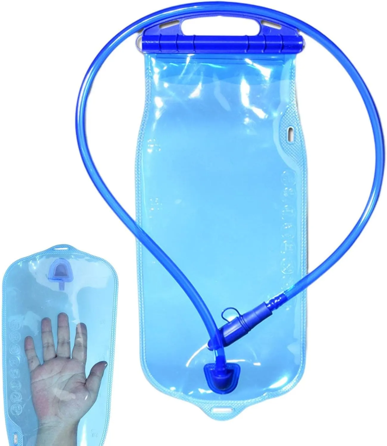 Hiking Bladder,Water Hydration Bag - Water Bladder and Storage, Hiking Backpack Bladder for Men, Women, and Kids for Running, Cycling, Camping (Self Suction Nozzle)