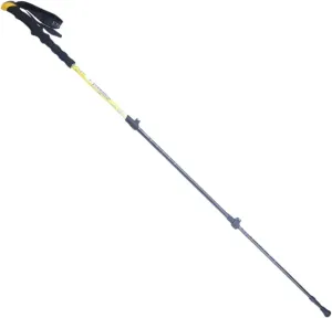 Hiking Trekking Poles Trekking Poles Hiking Poles Lightweight Walking Sticks Foldable Aluminum for Camping Hiking Sticks for Trekking(Yellow)