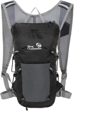 Hiking Water Backpack Running Water Resist Backpack for 2L Water Bladder Camping Necessities Emergency Backpack with Reflective Design Hiking Necessities