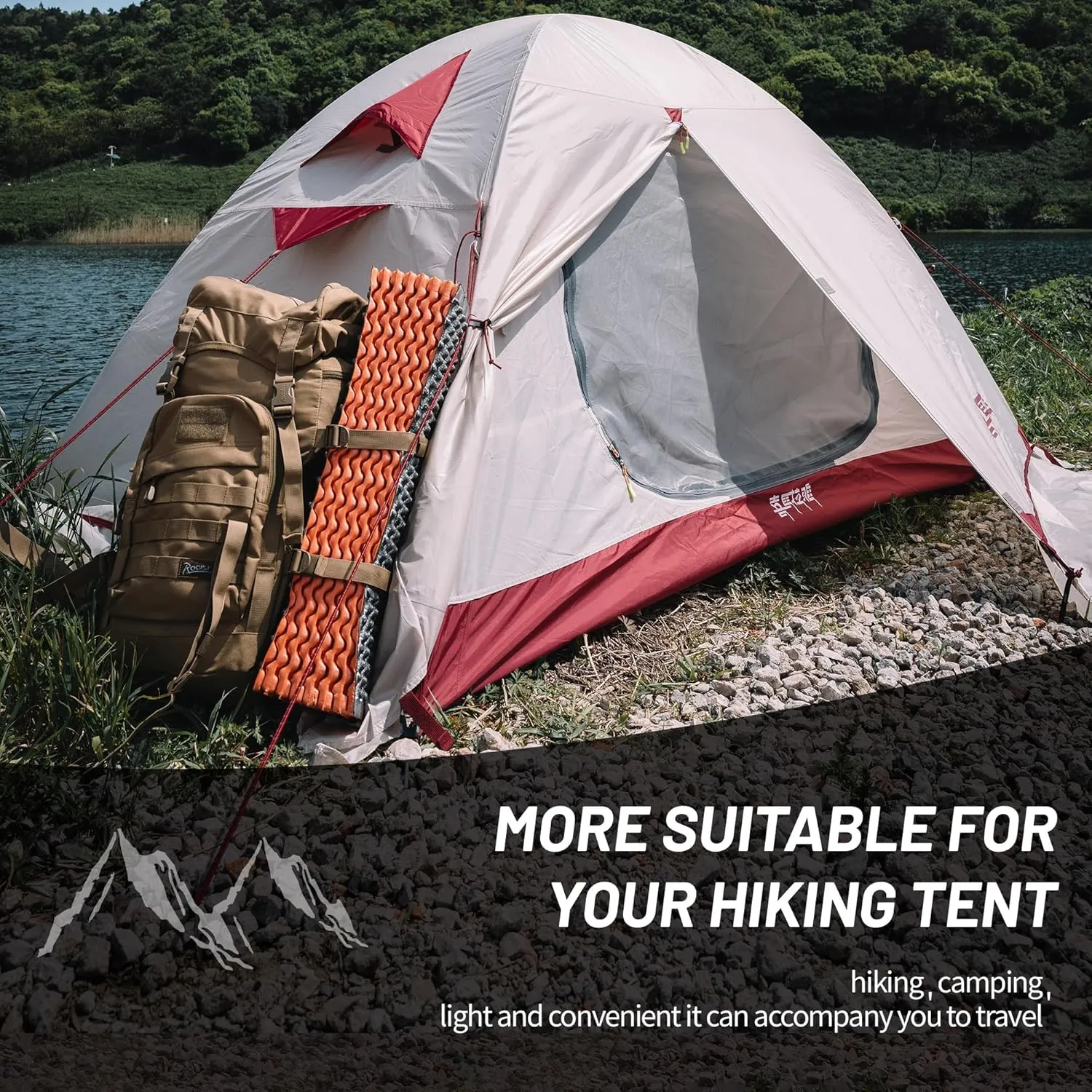 Himalaya 1/2 Person Camping Tent, 4 Season Tent Backpacking Winter Tent Waterproof Windproof Lightweight Portable PU5000 for Outdoor Camping Cold Weather Hiking Mountaineering
