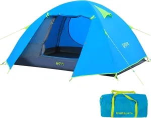 Himalaya 3 Person Camping Tent, Backpacking Tent Waterproof Windproof Lightweight Portable Easy Setup Double Layer for Outdoor Camping Hiking Mountaineering Travel