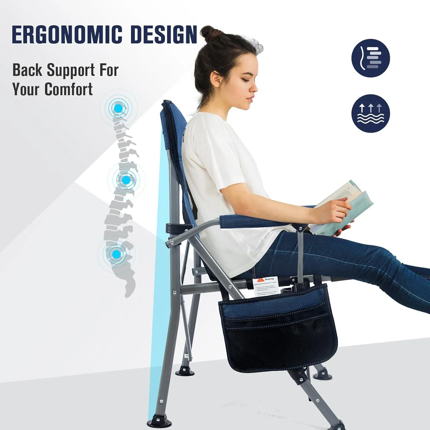Homcosan Portable Camping Chair