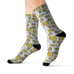 Hoop Dreams Basketball Fan Socks