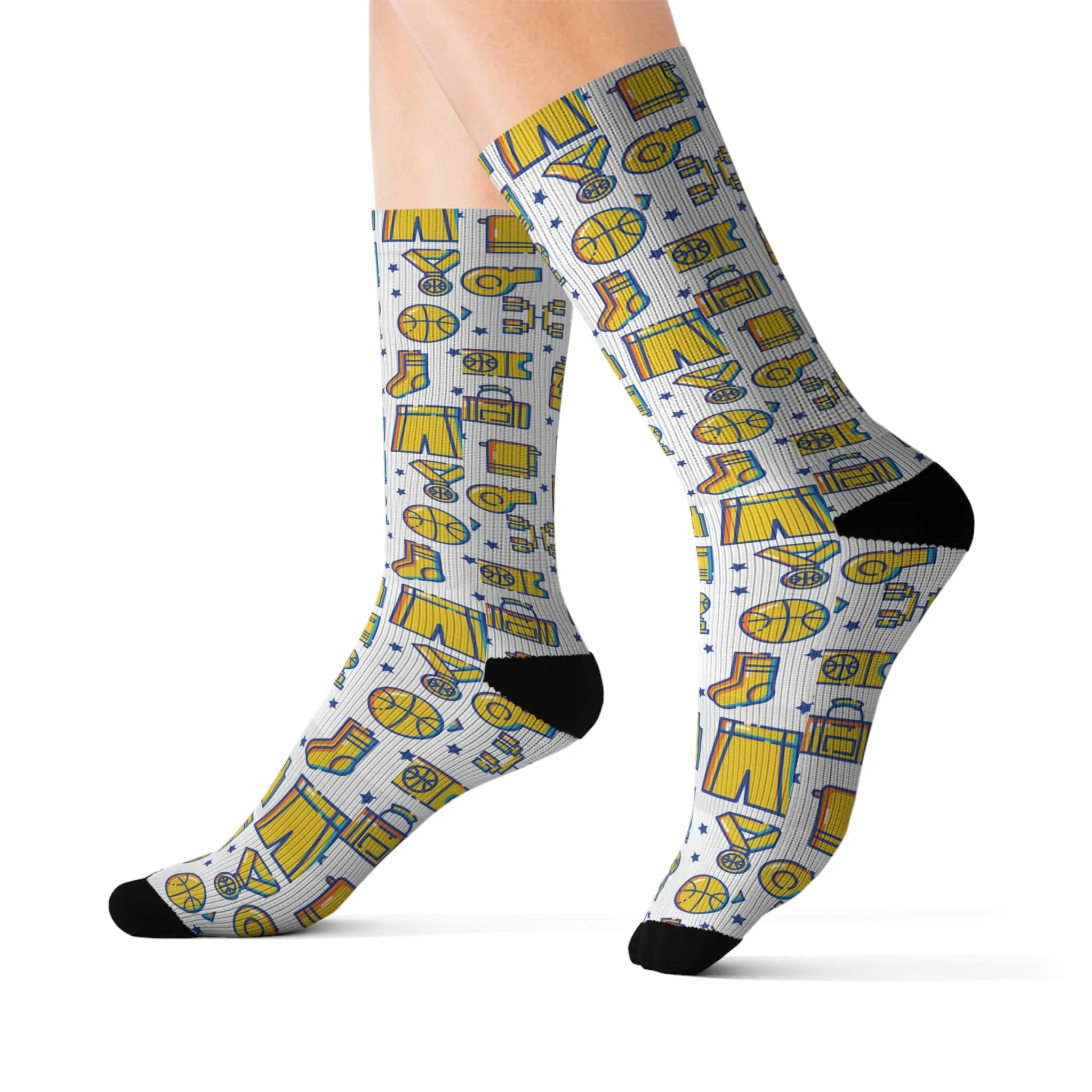 Hoop Dreams Basketball Fan Socks