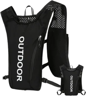 Hydration Backpack | 5L Running Water Backpacks,Lightweight, Breathable, Adjustable Chest Straps Cycling Pouch for Men Women and Marathoner