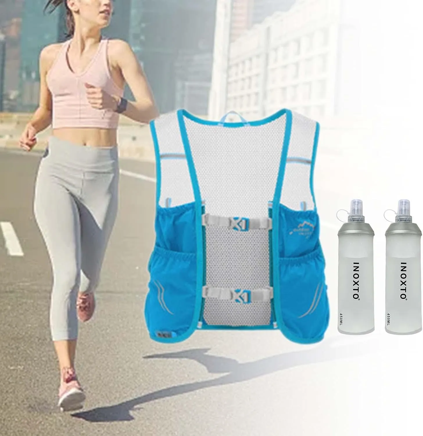 Hydration Backpack Daypack for Outdoor Activities, Suitable for Hiking and Climbing