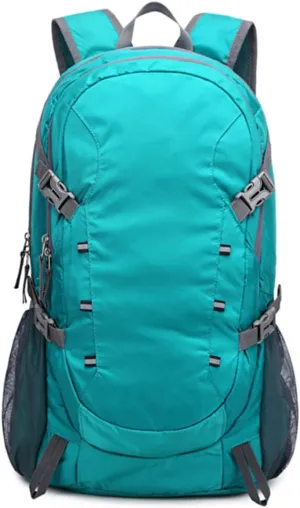 Hydration Backpack Hiking 40l Waterproof Large Capacity Portable Foldable Design Outdoor Adventure Back and Strap Comfort Stylish Reflective Stripe Random Color