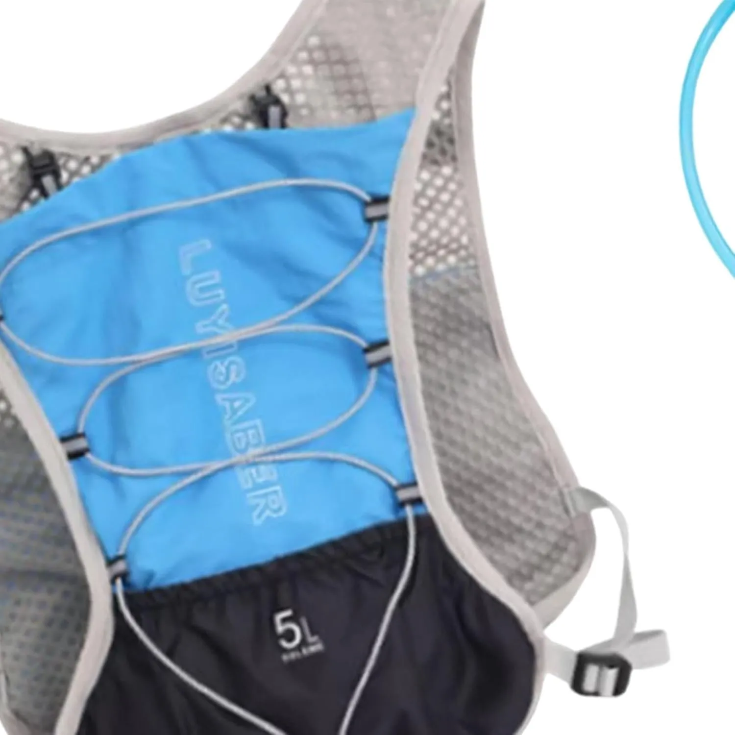 Hydration Backpack Hydration Pack with 2L Hydration Bladder Reflective Lightweight Vest Water Daypack for Mountain Climbing