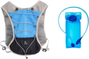 Hydration Backpack Hydration Pack with 2L Hydration Bladder Reflective Lightweight Vest Water Daypack for Mountain Climbing