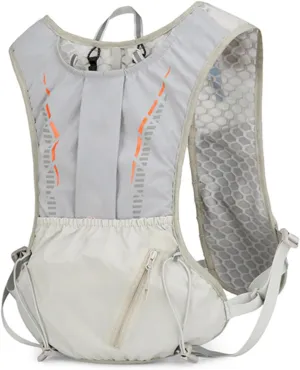 Hydration Backpack - Reflective Lightweight Pack - Waterproof Hydration Backpack Large Capacity for Running Camping Cycling