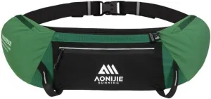 Hydration Running Belt Adjustable, Reflective & Lightweight Runners Waist Pouch for Men Womens, for Marathon Running Hiking Camping (A-Green)