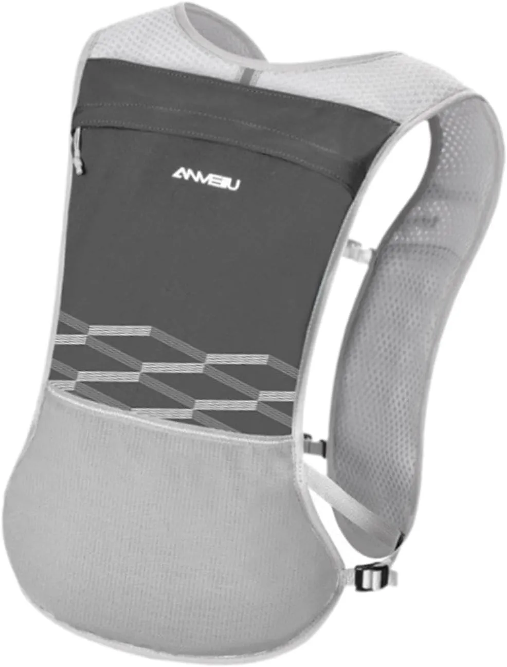 Hydration Vest, Adjustable Hydration Pack for Men and Women, Lightweight Running Equipment, Running Vest, for, Gray