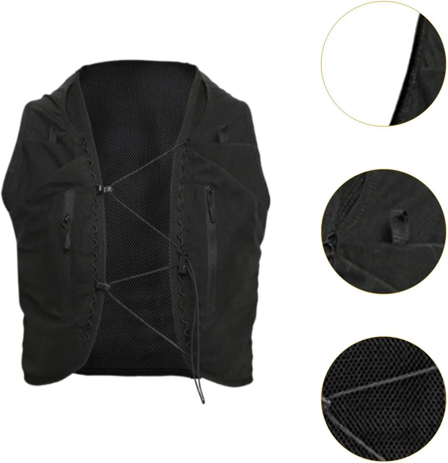 Hydration Vest Outdoor Sport Bag, 12L Capacity Backpack Lightweight Adjustable Running Vest Hydration Pack for Climbing