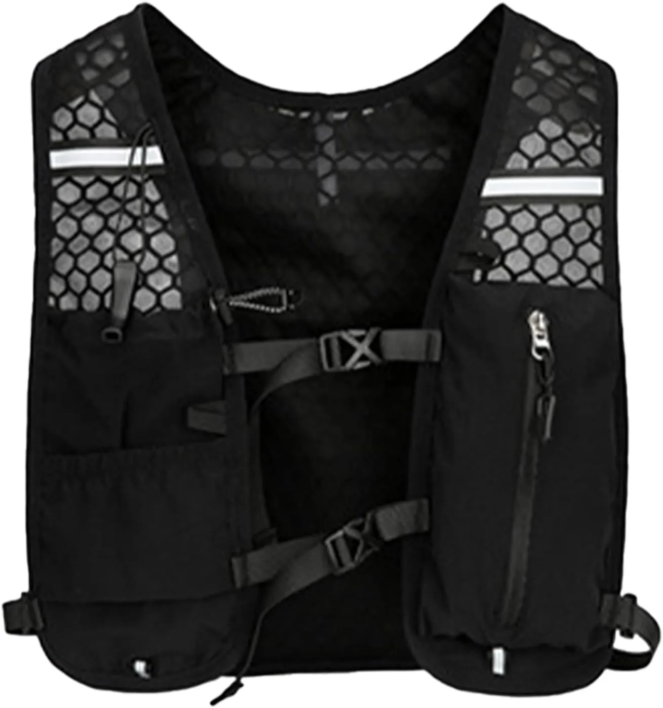Hydration Vest - Running Vest | Moisture Wicking Sports Gear with Reflective Strips Water Bladder for Running Hiking Cycling Climbing Camping Biking Lightweight for Women Men