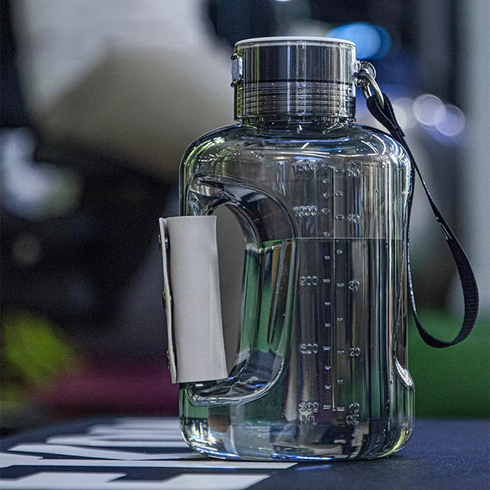 Hydrogen Water Bottle Generator 1.5L High-Capacity Hydrogen Water Bottle Portable Hydrogen Water Ionizer Machine USB Rechargeable Hydrogen Water Generator for Home Travel(Grey)