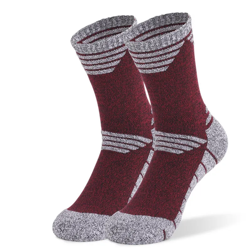 Hywell™ | Men's Thick Cushioned Hiking Crew Socks | 3 Pairs