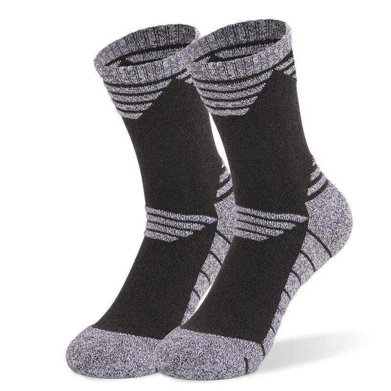 Hywell™ | Men's Thick Cushioned Hiking Crew Socks | 3 Pairs