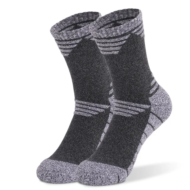 Hywell™ | Men's Thick Cushioned Hiking Crew Socks | 3 Pairs