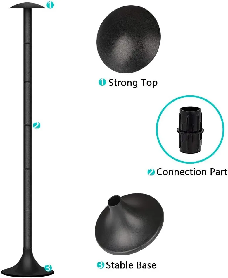 iCOVER Adjustable Pontoon Support System - Compatible with V Hull, Jon, Pontoon Boats