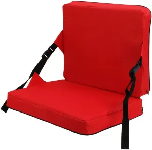 Indoor & Outdoor Folding Chair Cushion, Foldable Portable Stadium Seat,Chair Cushion for Sports Events, Outing, Travelling，Hiking, Fishing