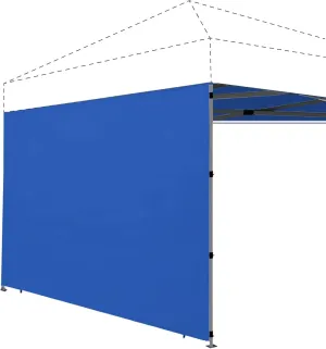 Instant Canopy Sidewall 10×10 for Pop Up Canopy Tent, Waterproof Canopy Sunwall for Straight Leg Canopy with UV Protection, 1 Pack Canopy Side Panels Only(10×10, Blue)