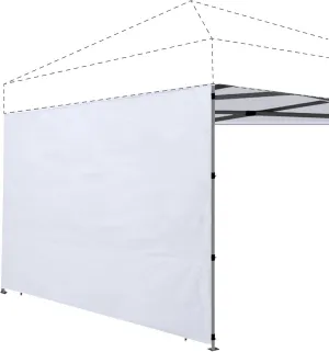 Instant Canopy Sidewall 10×10 for Pop Up Canopy Tent, Waterproof Canopy Sunwall for Straight Leg Canopy with UV Protection, 1 Pack Canopy Side Panels Only(10×10, White)