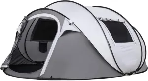 Instant Pop Up Camping Tent, 5-6 Person Tents,Automatic Set Up Tent in 3 Seconds,Waterproof Sunshade Family Tent,Portable Lightweight Dome Tent for Outdoor Camping,Hiking,Travel & Beach