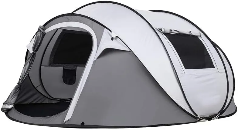 Instant Pop Up Camping Tent, 5-6 Person Tents,Automatic Set Up Tent in 3 Seconds,Waterproof Sunshade Family Tent,Portable Lightweight Dome Tent for Outdoor Camping,Hiking,Travel & Beach