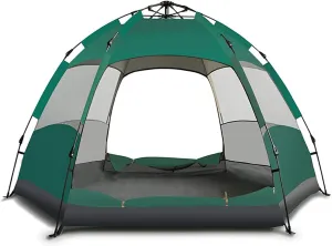 Instant Pop Up Tent Family Camping Tent 4-7 Person Portable Tent Automatic Tent Windproof for Camping Hiking Mountaineering