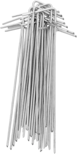 Iron Tent Stakes 30pcs Heavy Duty Camping Stakes for Tent Awning Canopy Outdoor Use