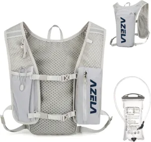 JEELAD 5L Hydration Backpack with 1.5L Water Bladder for Hiking Trail Running Gear Cycling Marathon