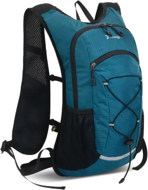 JEELAD Hydration Backpack 18L Hiking Backpack with 2L Water Bladder for Hiking Trail Running Cycling Marathon (C-Blue(18L)-only Vest, One Size)