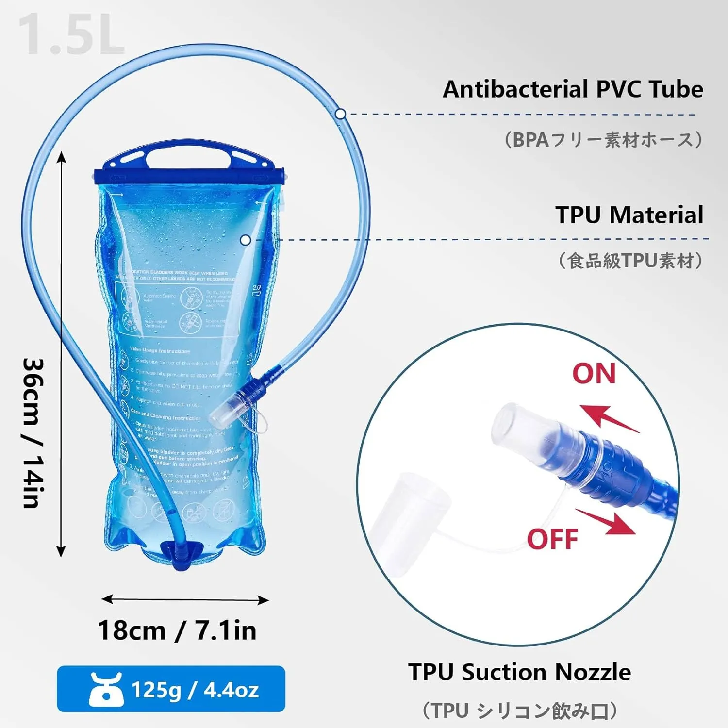 JEELAD Running Hydration Vest Trail Running Backpack BPA-Free Leak-Proof Running Water Bottles for Marathon Biking Hiking Cycling Outdoor