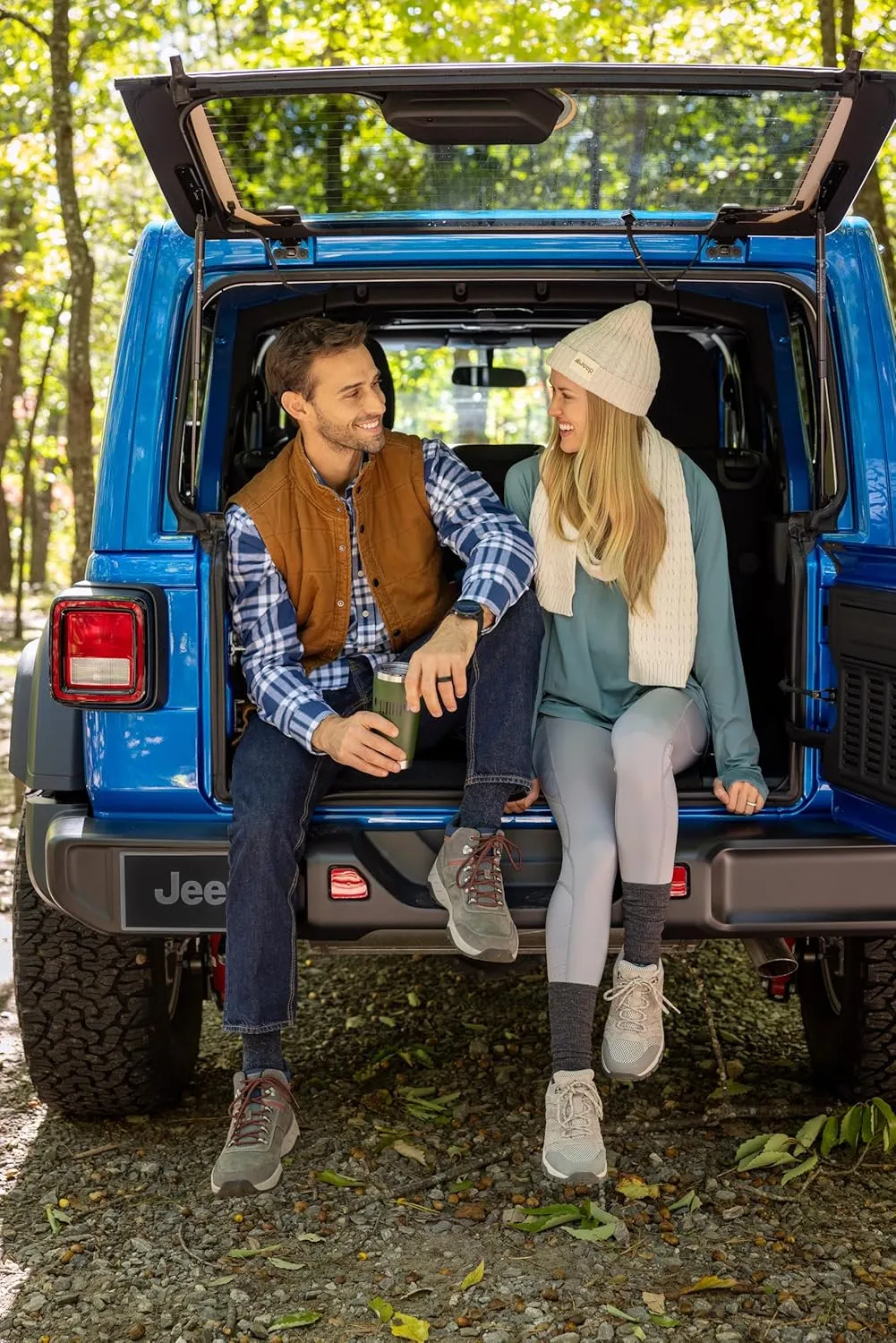 Jeep Men's Performance Wool Hiking Crew Socks-2 Pair Pack-Heavyweight Cushioned Comfort