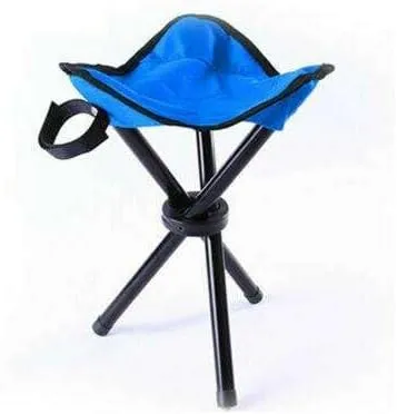 JHUS Folding Seat Tripod Portable Travel Fishing Outdoor Camping Stool Mini Chair Camping Accessories Folding Chair Folding Step Stool Portable Chair Camping Furniture Folding Stool